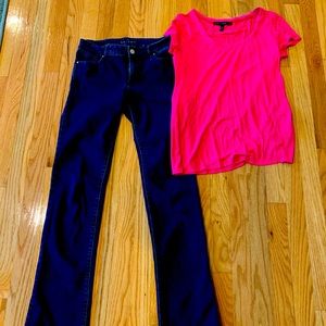 White House Black Market Jeans and Top 4/small